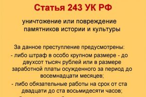 Вандализм памятников